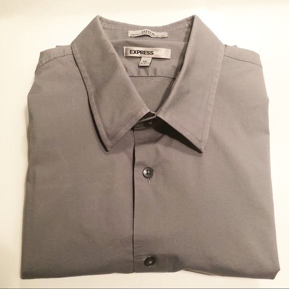 Express Fitted 1MX Dress Shirt - Picture 3 of 6
